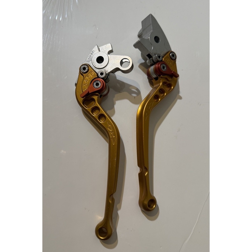 CRG Gold Roll-A-Click Short Clutch Lever Fits Honda 2000-03 RVT1000 AN-651 & 551